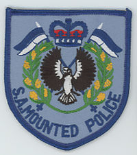 FOREIGN,AUSTRALIA,SOUTH AUSTRALIA POLICE MOUNTED 1